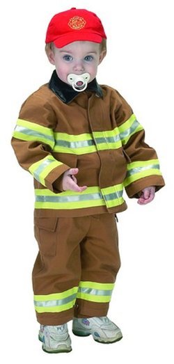 Toddler Jr. Fire Fighter Suit (Tan)