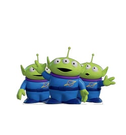 Toy Story Aliens Cardboard Cutout