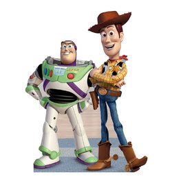 Toy Story Buzz and Woody Cardboard Cutout