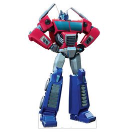 Transformers Earthspark Optimus Prime Cardboard Cutout