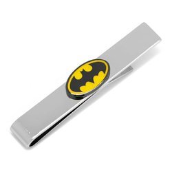 Transparent Enamel Batman Tie Bar
