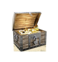 Treasure Chest Cardboard Cutout