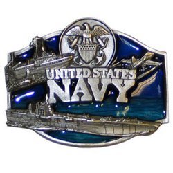 U.S. Navy Enameled Belt Buckle