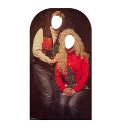 Ugly Christmas Sweater Portrait Stand-in Cardboard Cutout