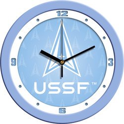 United States Space Force - Baby Blue Wall Clock