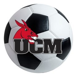 University of Central Missouri Soccer Ball Rug