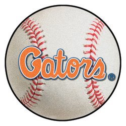 University of Florida Baseball Rug - Gators Script