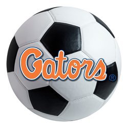 University of Florida Soccer Ball Rug - Gators Script