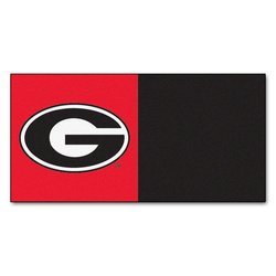 University of Georgia Carpet Tiles - G Logo on Red