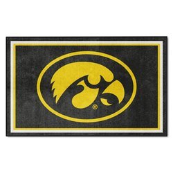 University of Iowa Floor Rug - 4x6 - Hawkeyes Logo