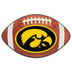 University of Iowa Football Rug - Hawkeyes Logo