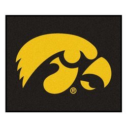 University of Iowa Tailgate Mat - Hawkeyes Logo