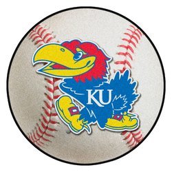 University of Kansas Baseball Rug