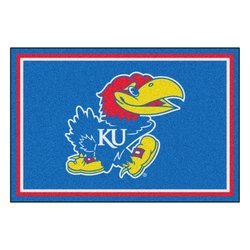 University of Kansas Floor Rug - 5x8