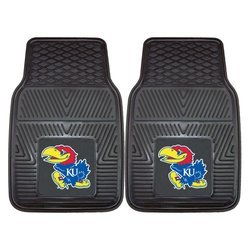 University of Kansas Heavy Duty Car Mat Set