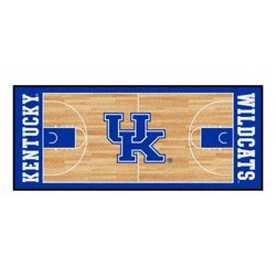 University of Kentucky Basketball Court Runner Rug - UK Logo