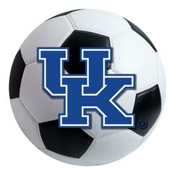 University of Kentucky Soccer Ball Rug - UK Logo