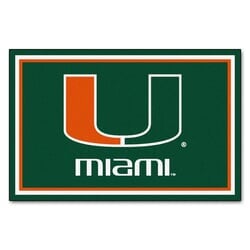 University of Miami Floor Rug - 5x8