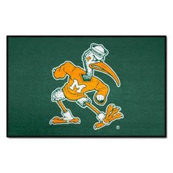 University of Miami Rug - Sebastian Logo