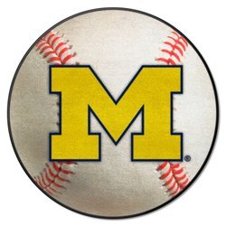 University of Michigan Baseball Rug