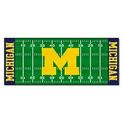 University of Michigan Football Field Runner Rug