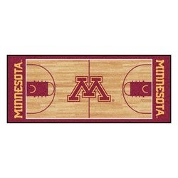 University of Minnesota Basketball Court Runner Rug