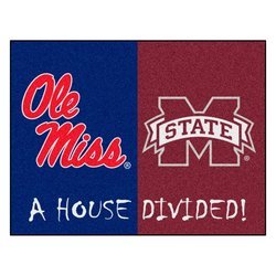 University of Mississippi / Mississippi State House Divided Mat