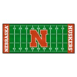 University of Nebraska Football Field Runner Rug
