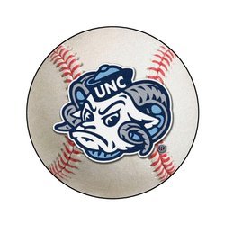 University of North Carolina Chapel Hill Baseball Rug - Tar Heels Logo