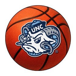 University of North Carolina Chapel Hill Basketball Rug-Tar Heels Logo