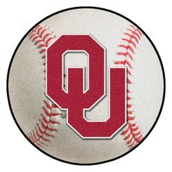 University of Oklahoma Baseball Rug