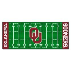 University of Oklahoma Football Field Runner Rug