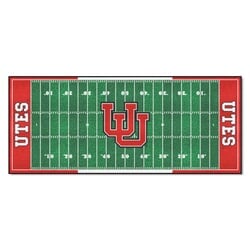University of Utah Football Field Runner Rug
