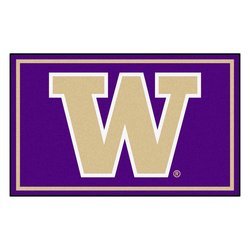 University of Washington Floor Rug - 4x6