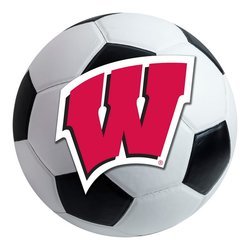 University of Wisconsin Soccer Ball Rug