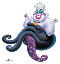 Ursula Disney Villains Cardboard Cutout