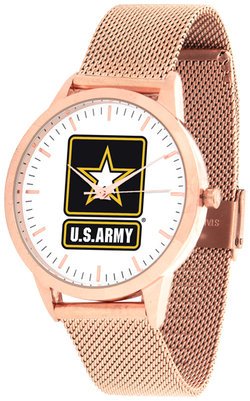 US Army Mesh Statement Watch Rose Band