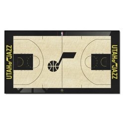 Utah Jazz Basketball Court Runner Rug