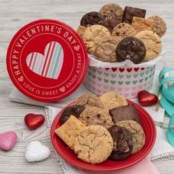 Valentine's Day Cookie and Brownie Gift Box