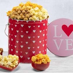 Valentine's Day Popcorn Tin - People's Choice 1 gallon