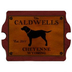 Vintage Personalized Cabin Sign - Labrador