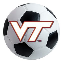 Virginia Tech University Soccer Ball Rug