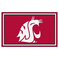 Washington State University Floor Rug - 4x6