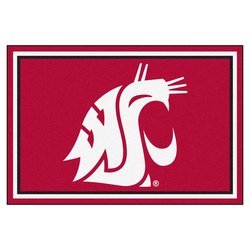 Washington State University Floor Rug - 5x8