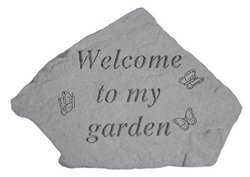 Welcome to my garden Decorative Stone