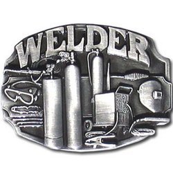 Welder Tools Antiqued Belt Buckle