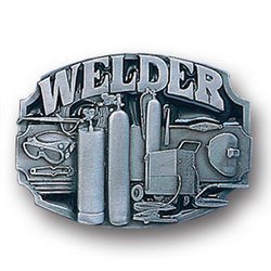 Welder Tools Enameled Belt Buckle