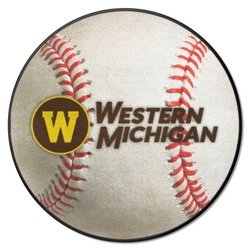 Western Michigan University Baseball Rug