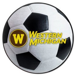 Western Michigan University Soccer Ball Rug