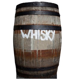 Whiskey Barrel Cardboard Cutout